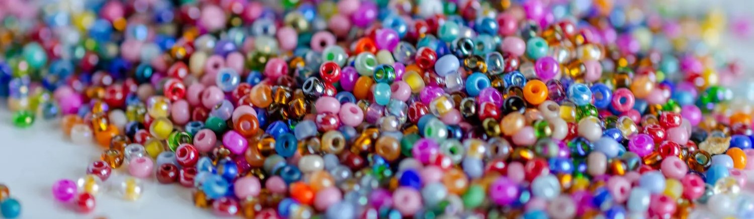 colorful beads