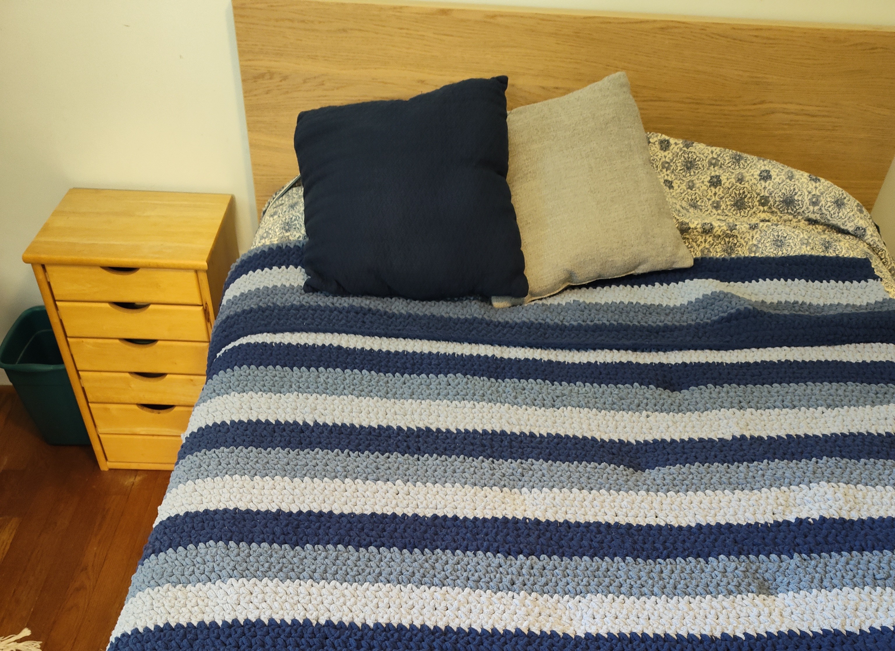 Photo of a crochet blanket